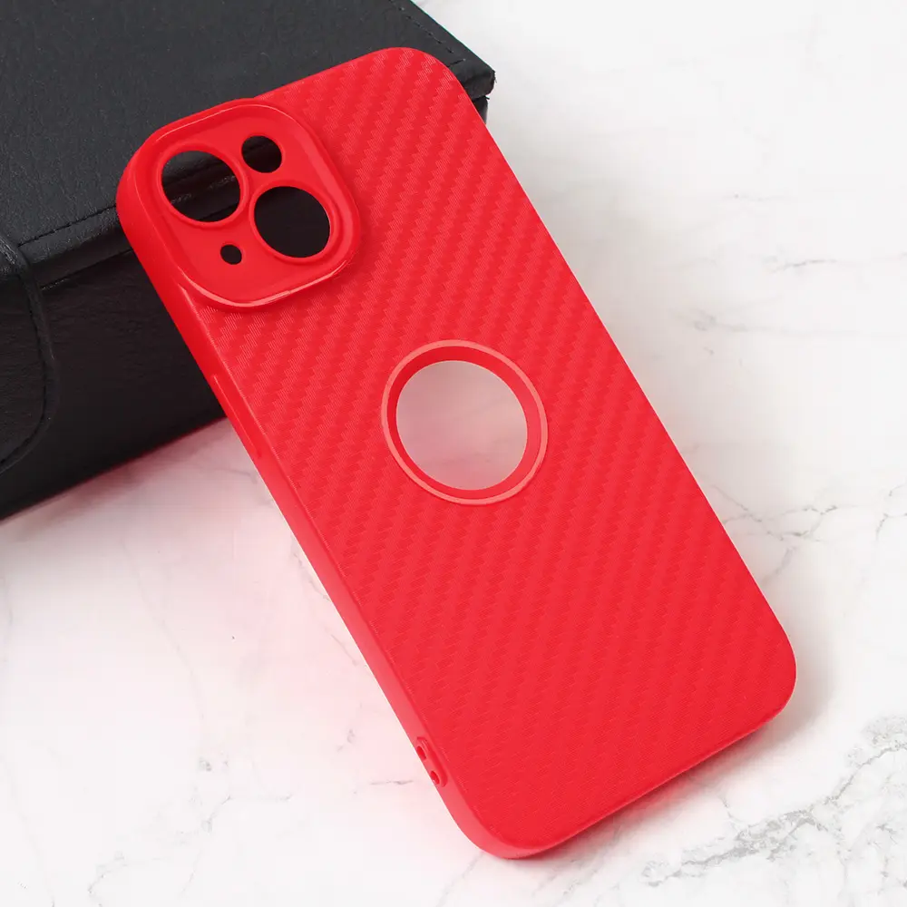 Torbica Carbon Stripe za Iphone 14 6.1 Crvena
