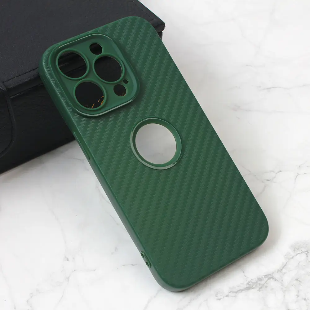 Torbica Carbon Stripe za Iphone 14 Pro 6.1 Zelena