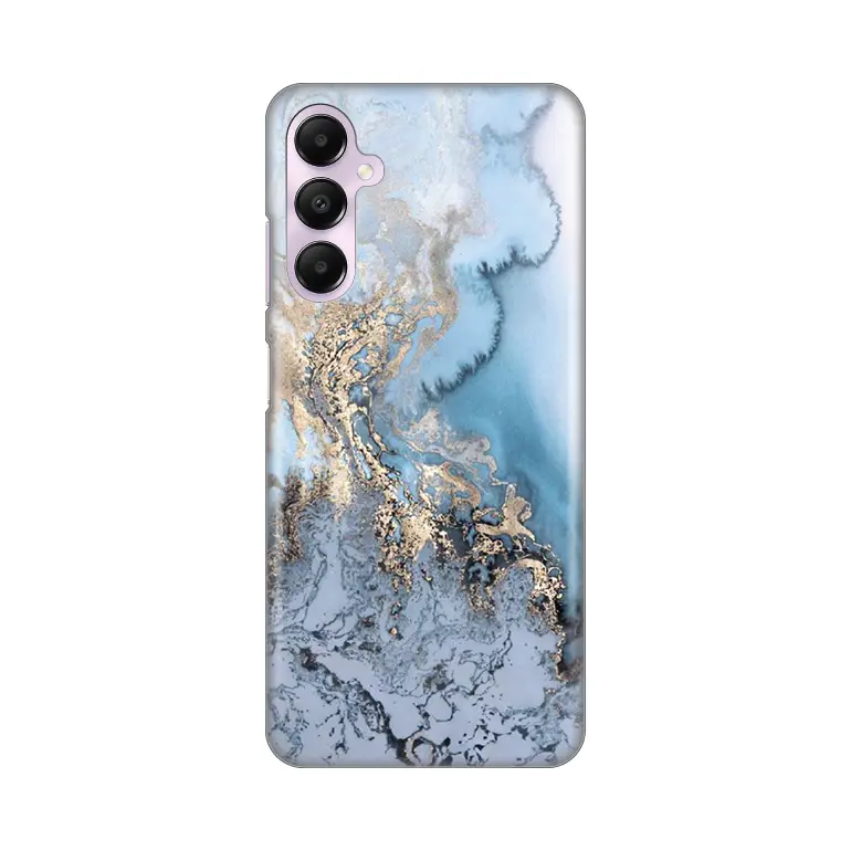 Torbica Silikonska Print za Samsung A057F Galaxy A05S Blue Gold Marble