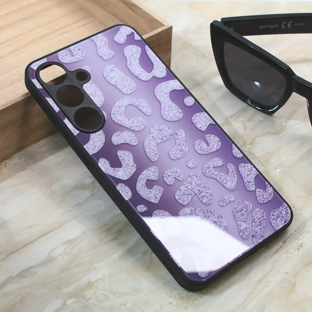Torbica Shiny Glass za Samsung S926B Galaxy S24 Plus Ljubicasta