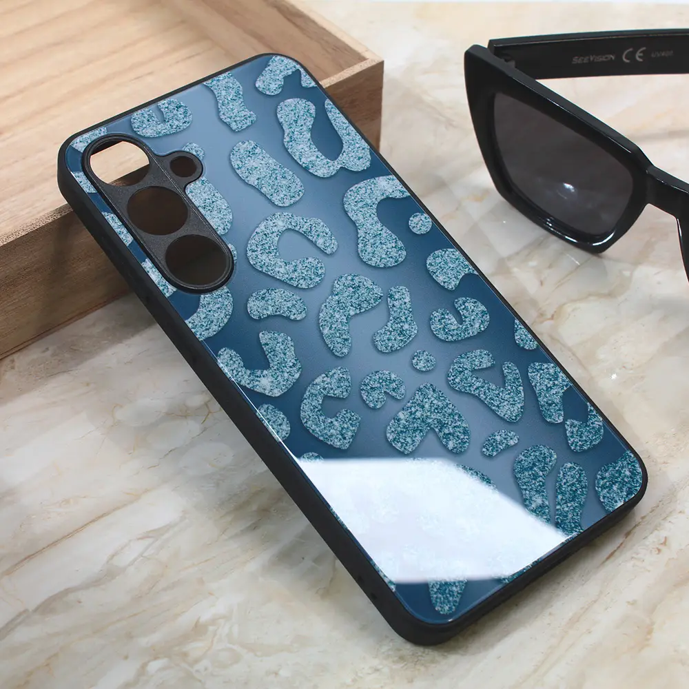 Torbica Shiny Glass za Samsung S926B Galaxy S24 Plus Plava