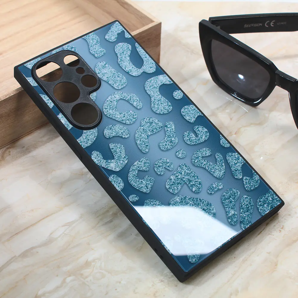 Torbica Shiny Glass za Samsung S928B Galaxy S24 Ultra Plava