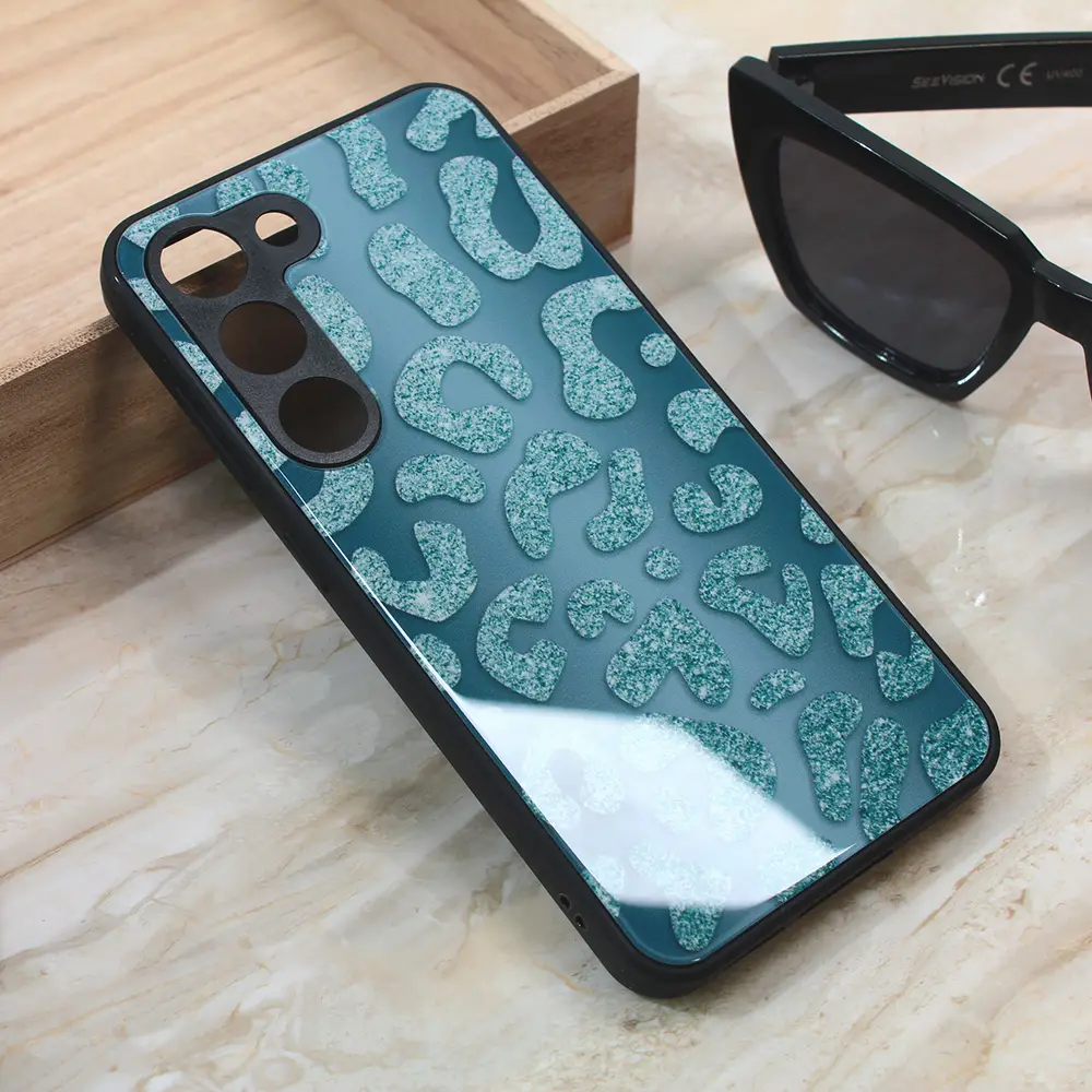 Torbica Shiny Glass za Samsung S911B Galaxy S23 Plava