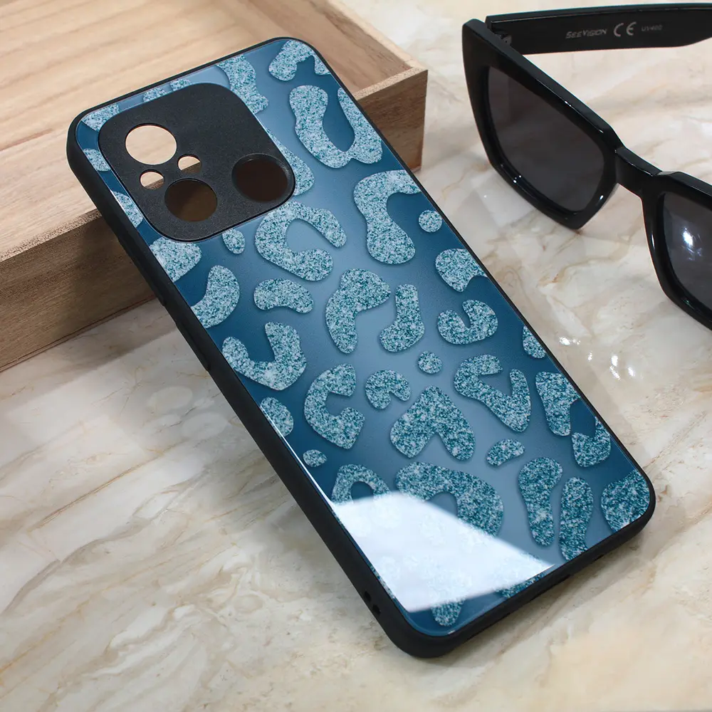 Torbica Shiny Glass za Xiaomi Redmi 12C Plava