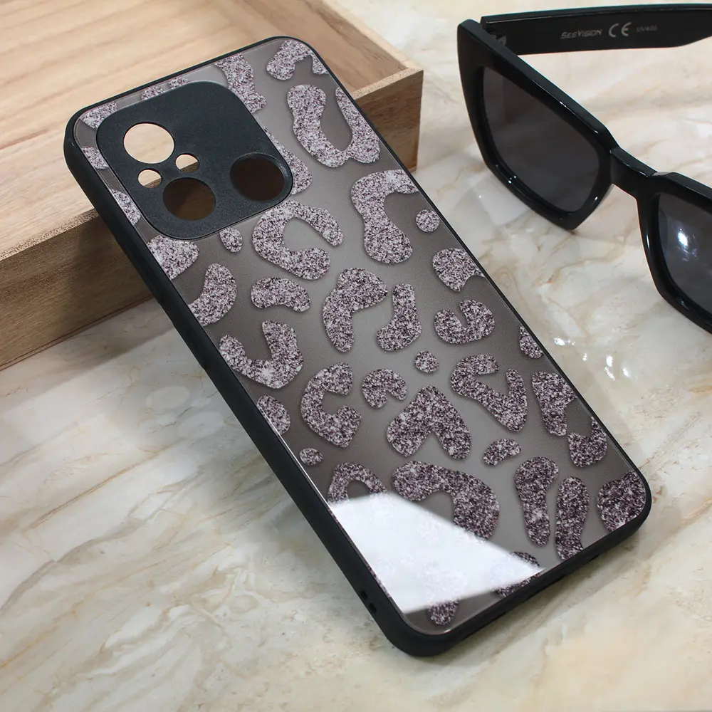 Torbica Shiny Glass za Xiaomi Redmi 12C Siva