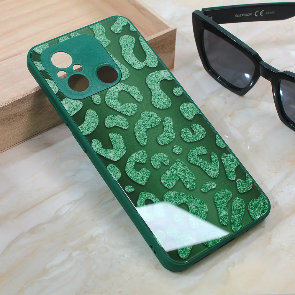 Torbica Shiny Glass za Xiaomi Redmi 12C Zelena