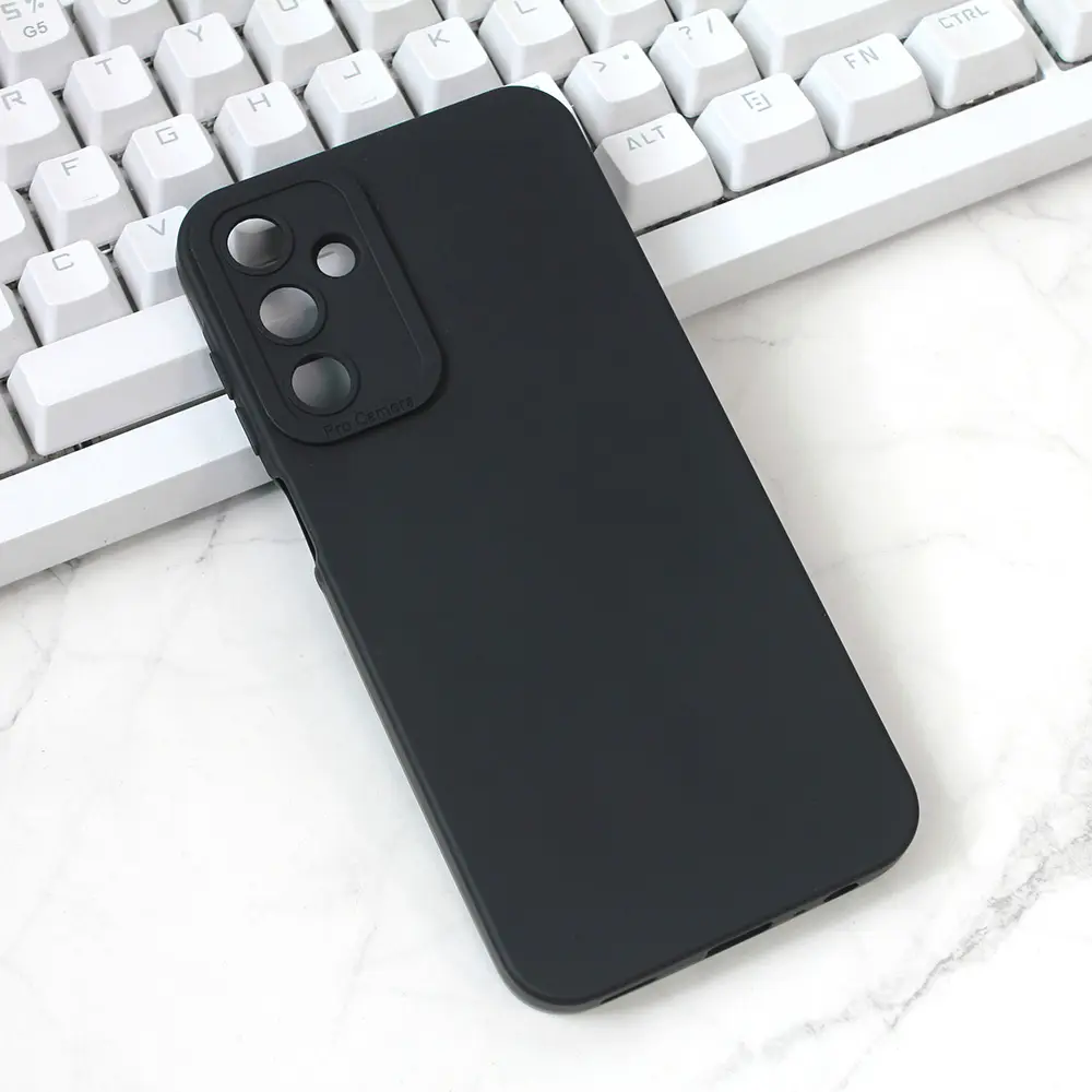 Torbica Silikon Pro Camera za Samsung A156B Galaxy A15 5G Crna
