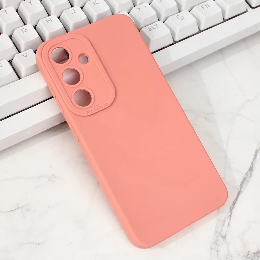 Torbica Silikon Pro Camera za Samsung S921B Galaxy S24 Roze