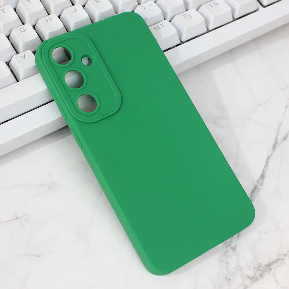 Torbica Silikon Pro Camera za Samsung S926B Galaxy S24 Plus Zelena