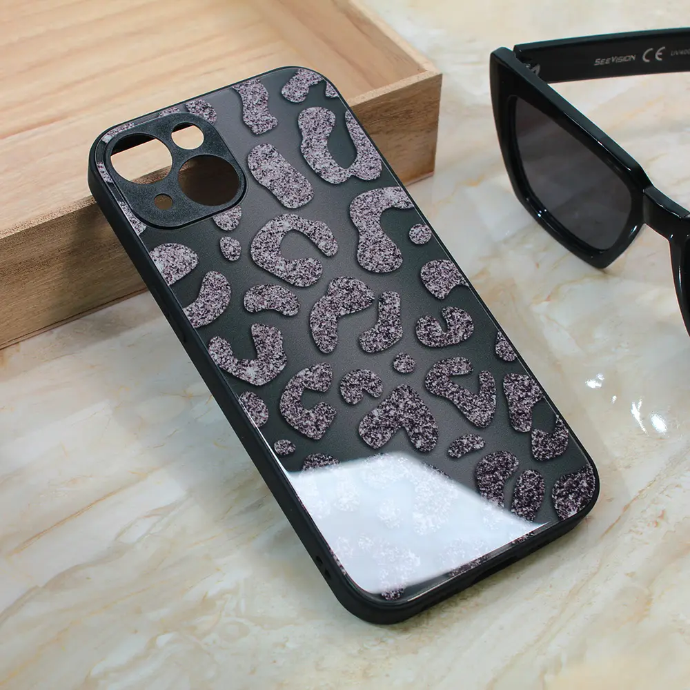 Torbica Shiny Glass za Iphone 14 6.1 Crna