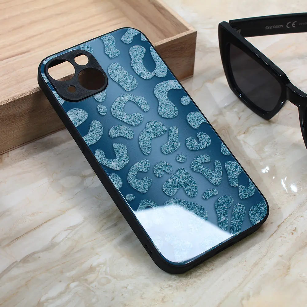 Torbica Shiny Glass za Iphone 14 6.1 Plava