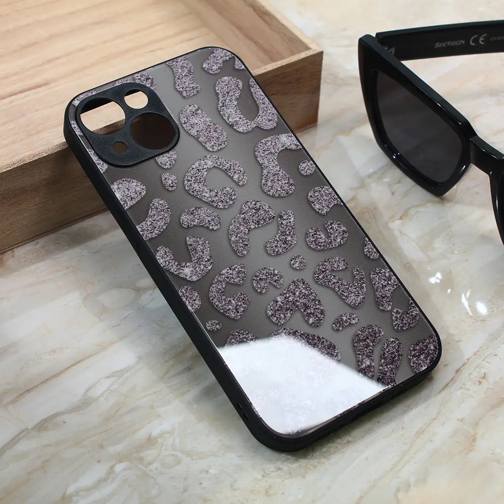 Torbica Shiny Glass za Iphone 14 6.1 Siva