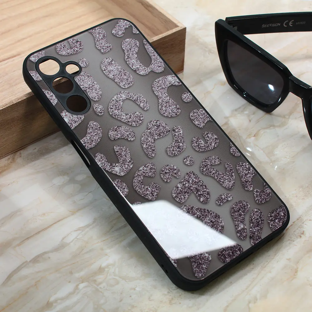 Torbica Shiny Glass za Samsung A245F Galaxy A24 4G Siva
