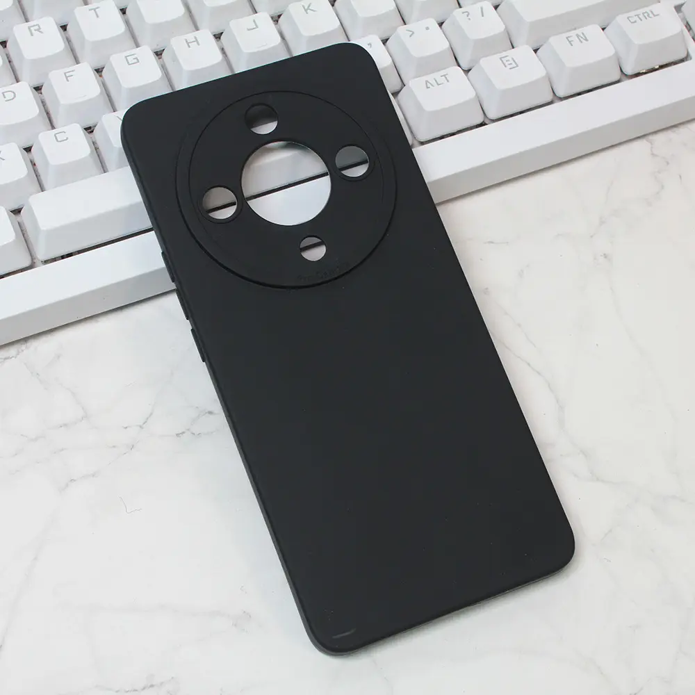Torbica Silikon Pro Camera za Honor Magic 6 Lite Crna