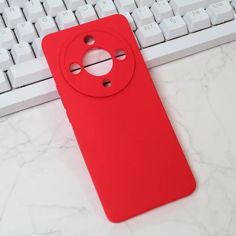 Torbica Silikon Pro Camera za Honor Magic 6 Lite Crvena