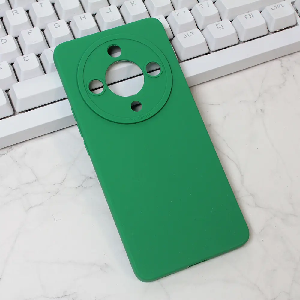 Torbica Silikon Pro Camera za Honor Magic 6 Lite Zelena