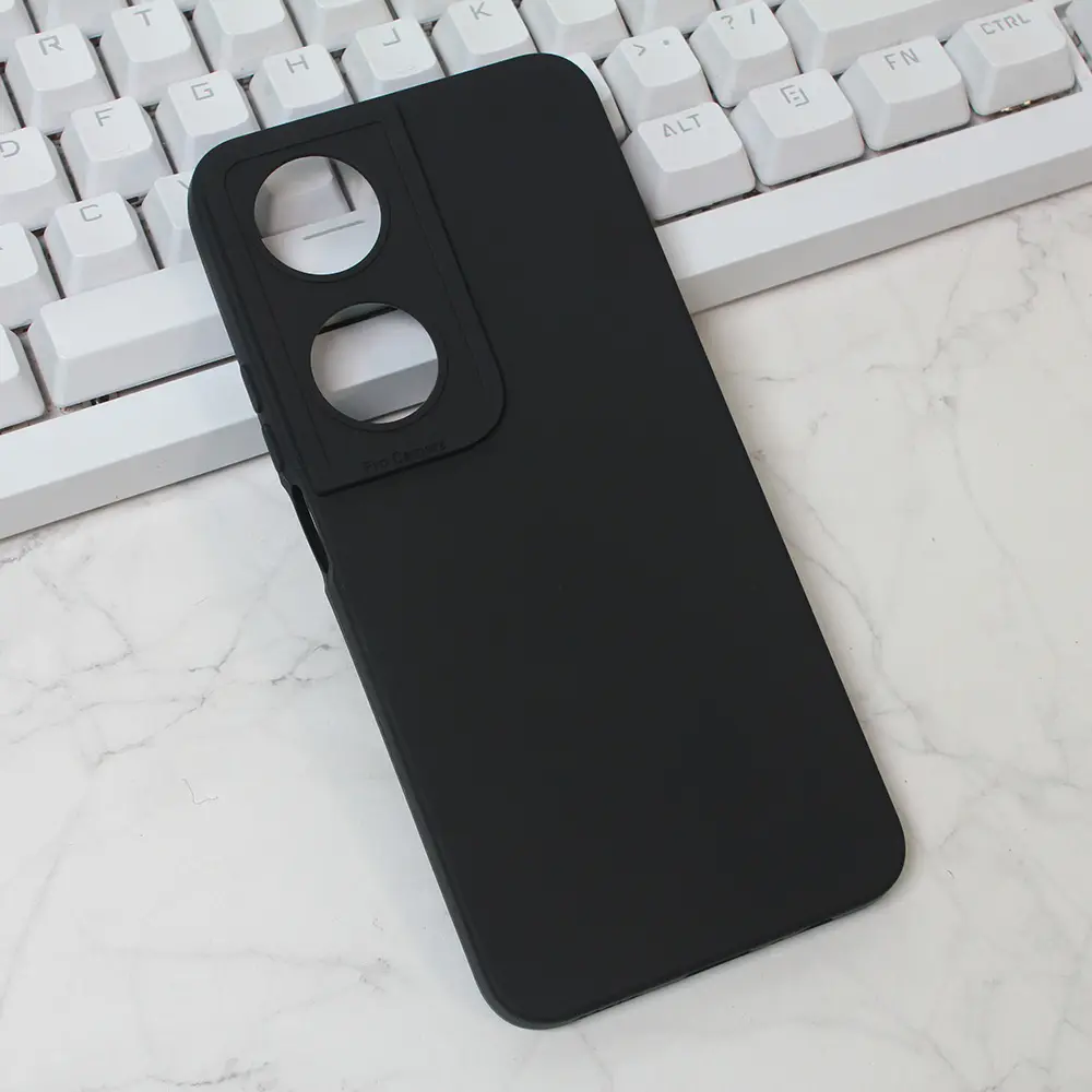 Torbica Silikon Pro Camera za Honor X7B Crna