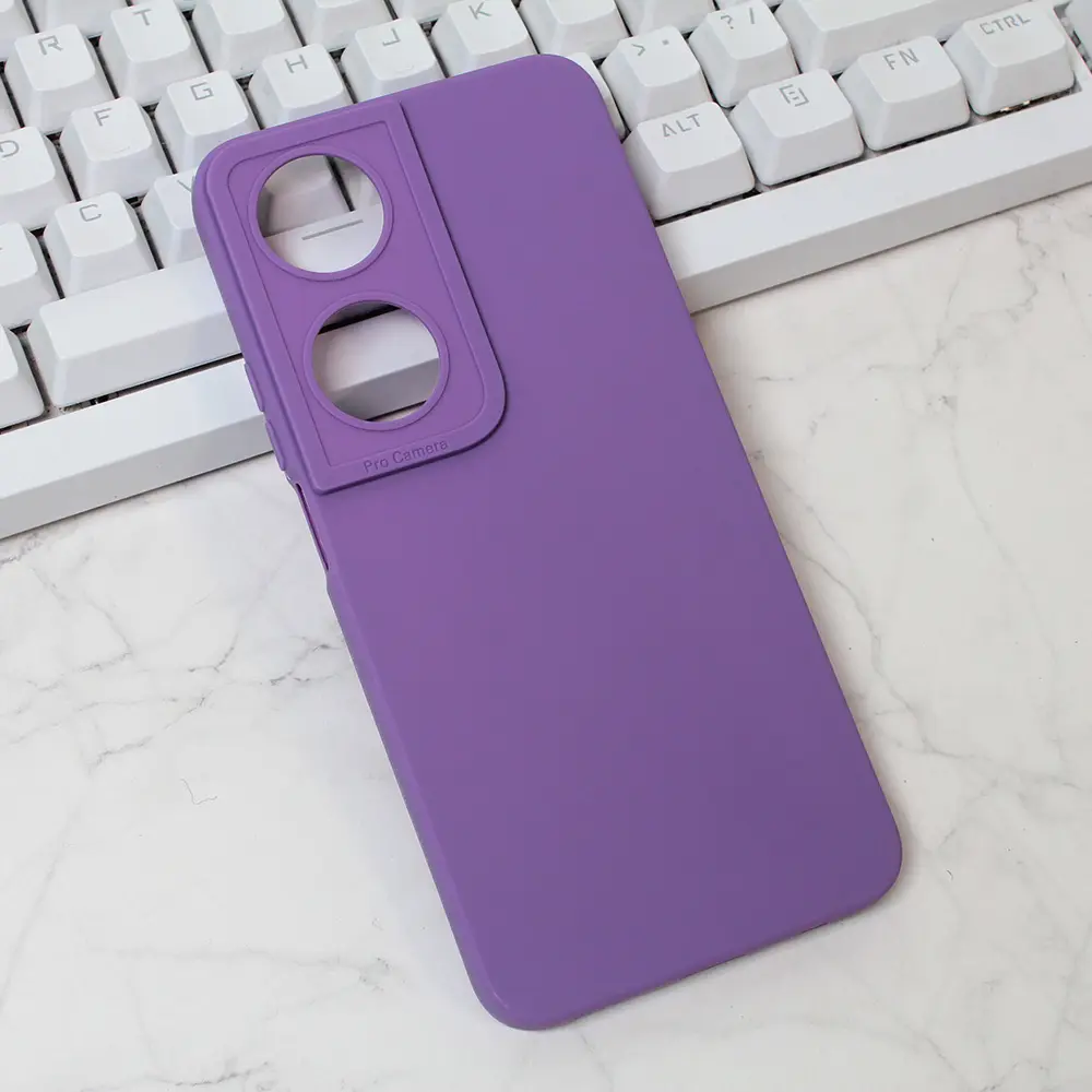 Torbica Silikon Pro Camera za Honor X7B Ljubicasta