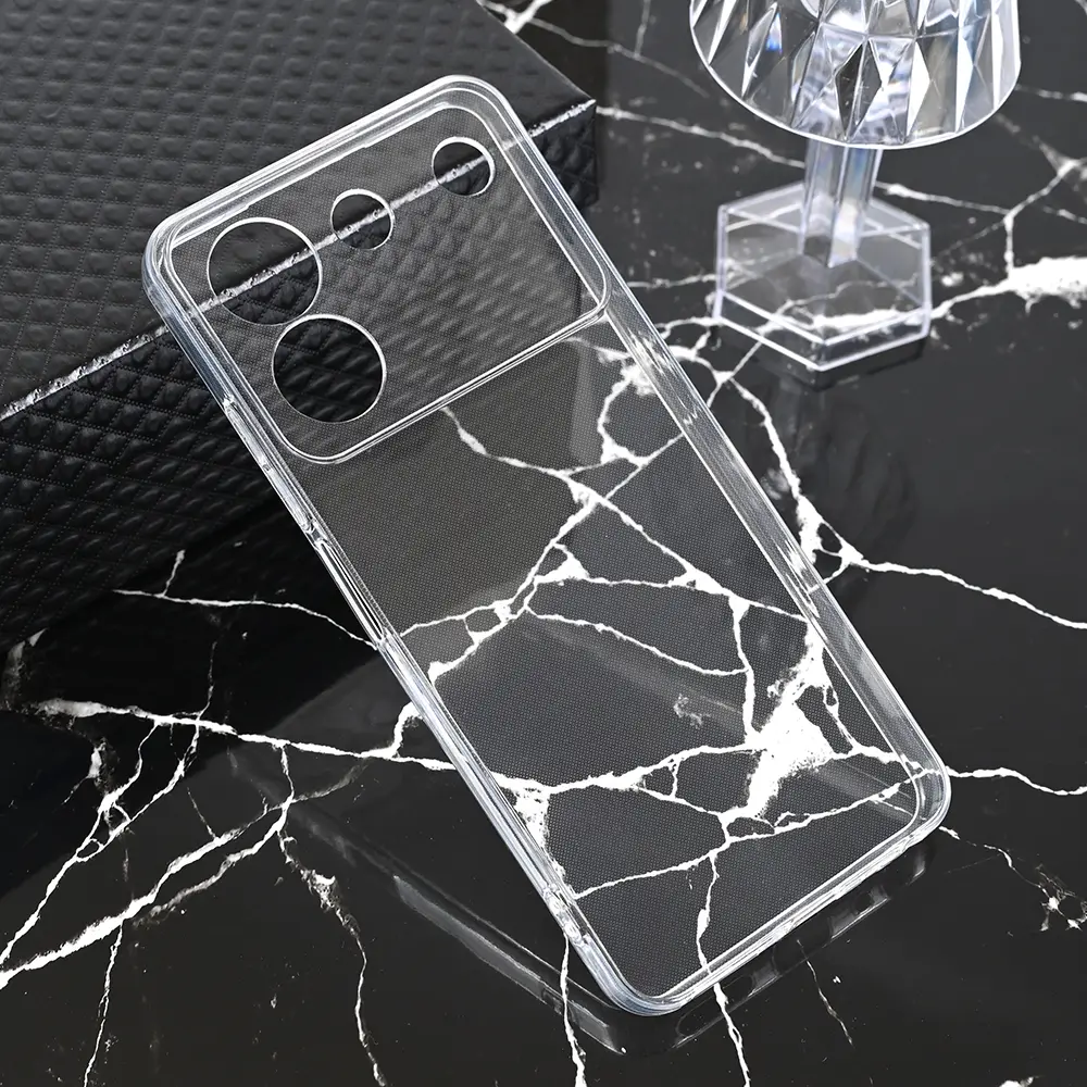 Torbica Silikonska Ultra Thin za ZTE Blade A54 Transparent