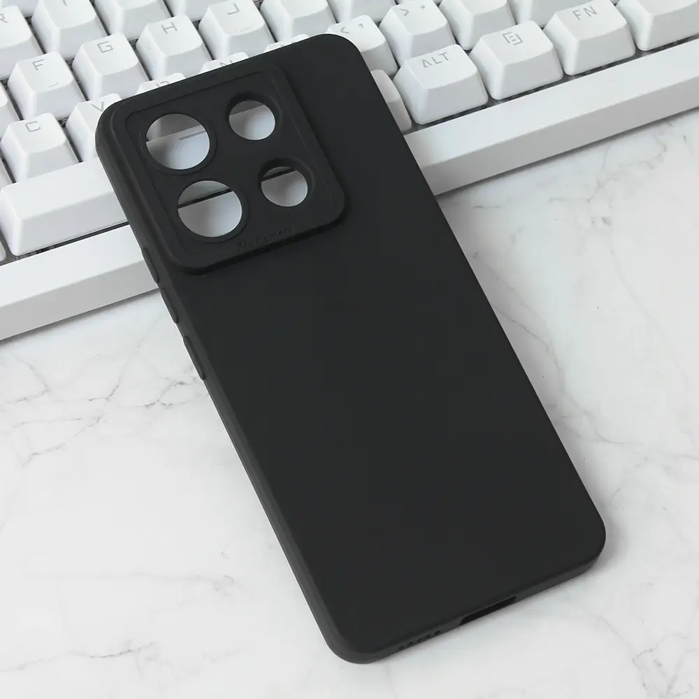 Torbica Silikon Pro Camera za Xiaomi Redmi Note 13 Pro 5G (eu) Crna