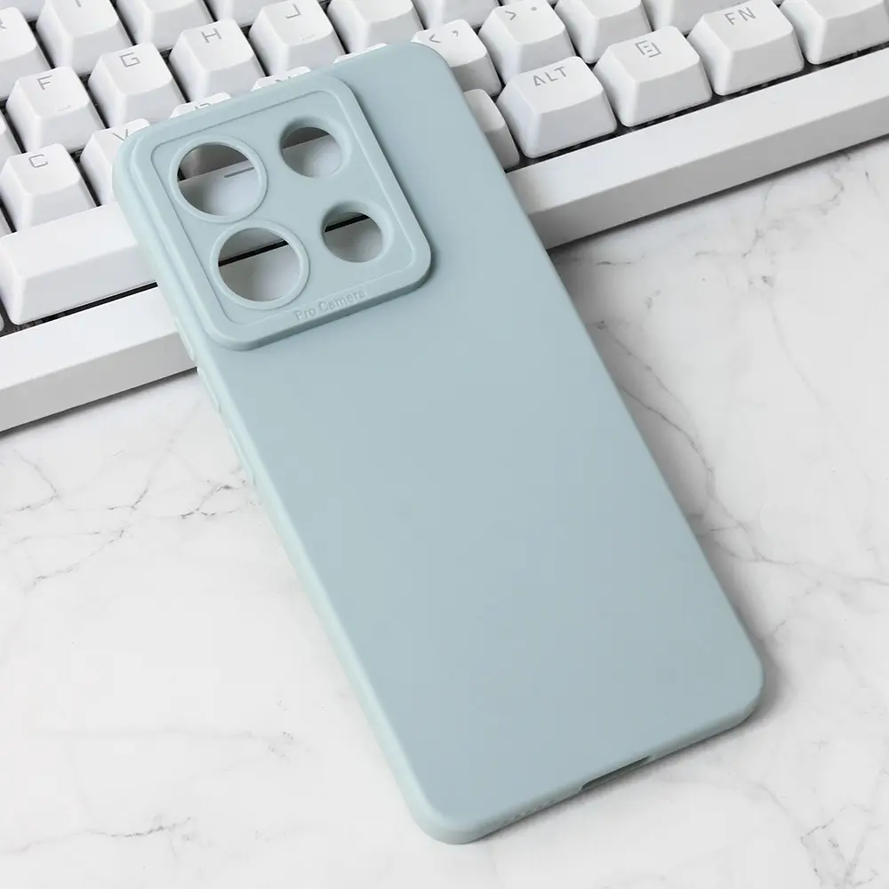 Torbica Silikon Pro Camera za Xiaomi Redmi Note 13 Pro 5G (eu) Svetlo Plava