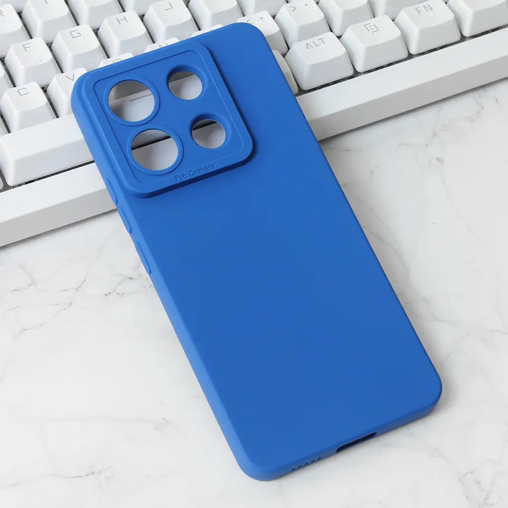 Torbica Silikon Pro Camera za Xiaomi Redmi Note 13 Pro 5G (eu) Tamno Plava