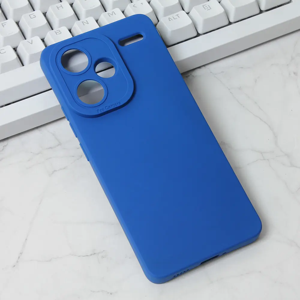 Torbica Silikon Pro Camera za Xiaomi Redmi Note 13 Pro Plus (eu) Tamno Plava