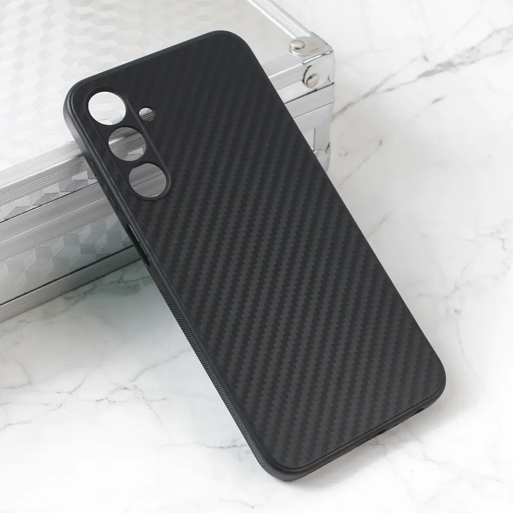Torbica Carbon Fiber za Samsung A256B Galaxy A25 5G Crna
