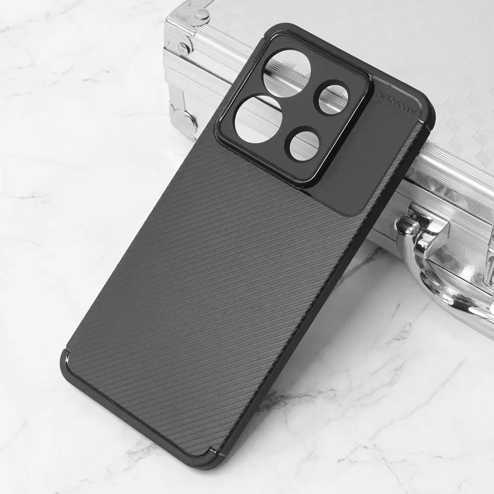 Torbica Defender Carbon za Xiaomi Redmi Note 13 Pro 5G (eu) Crna