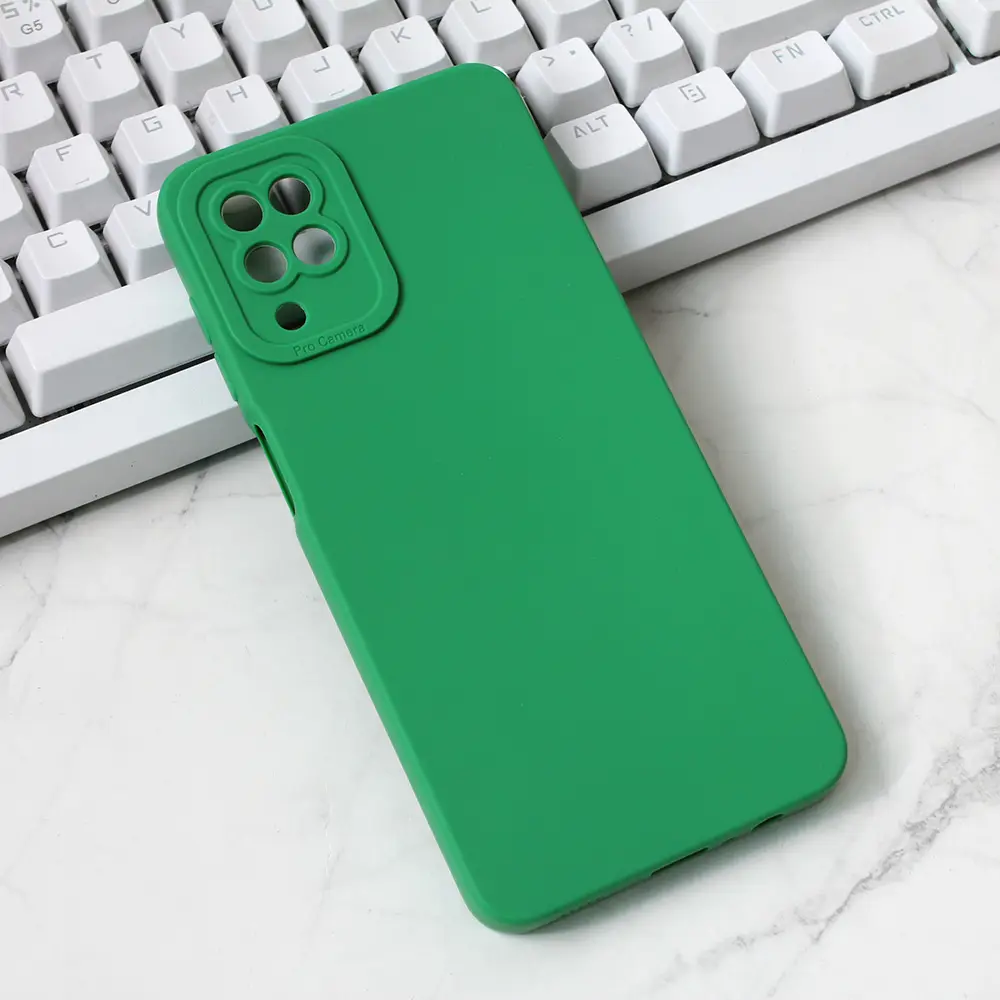 Torbica Silikon Pro Camera za Samsung A125F Galaxy A12 Zelena
