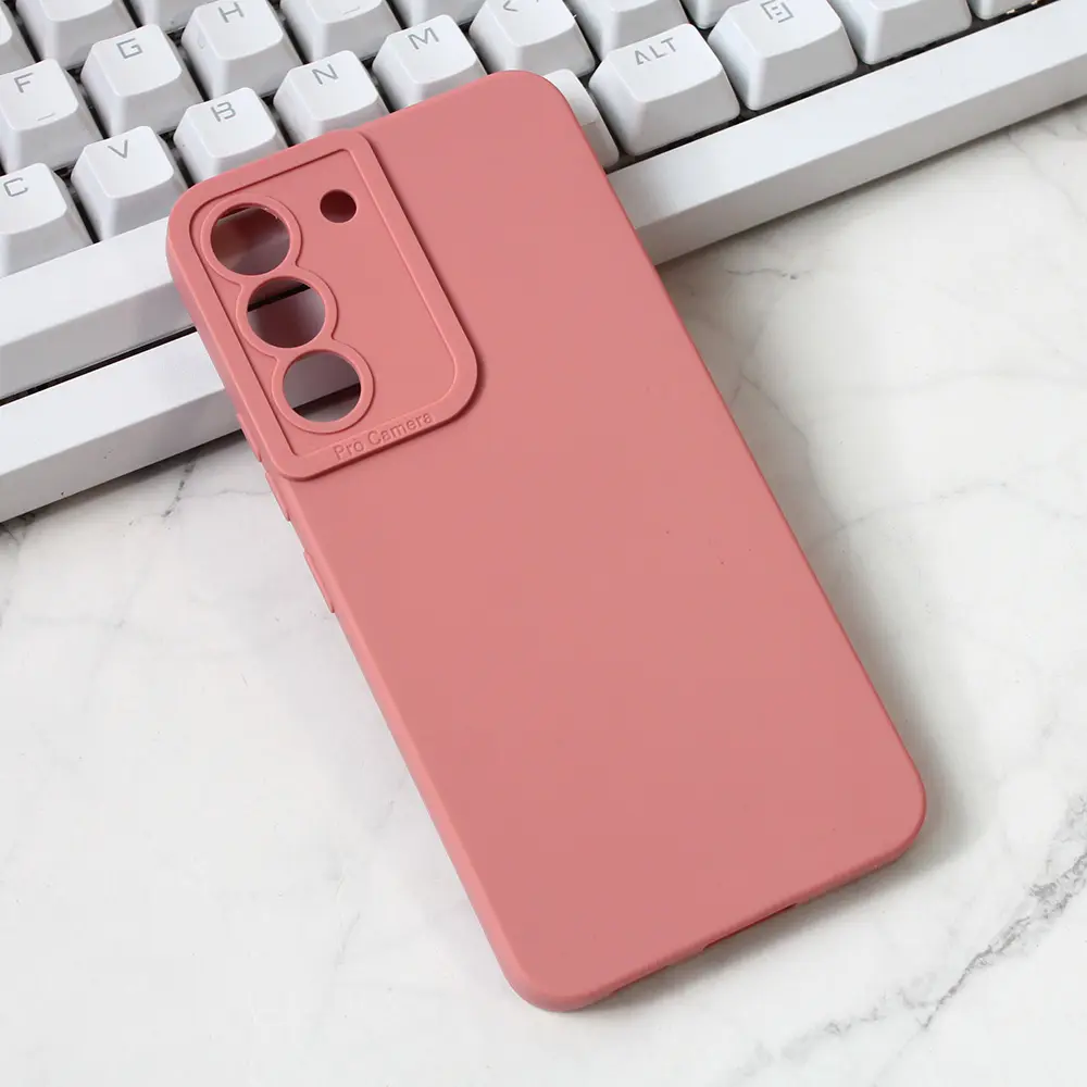 Torbica Silikon Pro Camera za Samsung S901B Galaxy S22 Roze