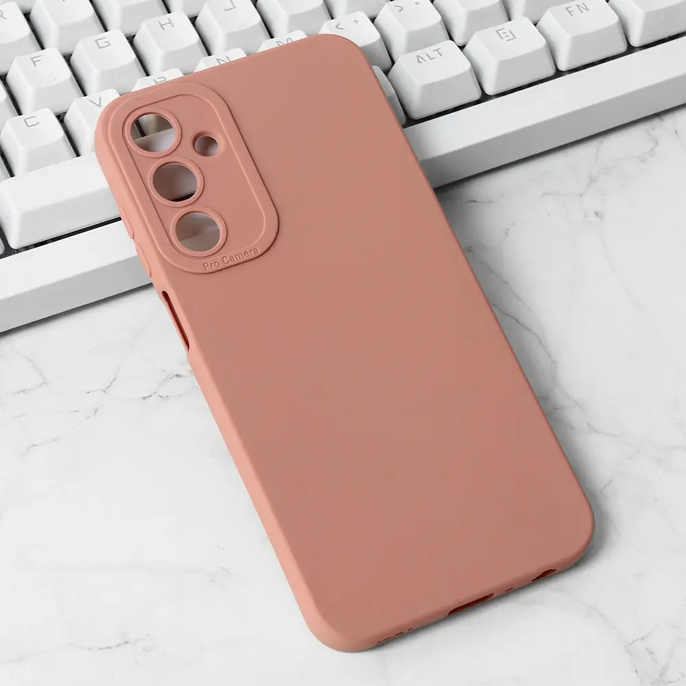 Torbica Silikon Pro Camera za Samsung A256B Galaxy A25 Roze