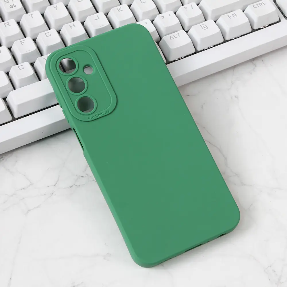 Torbica Silikon Pro Camera za Samsung A256B Galaxy A25 Zelena