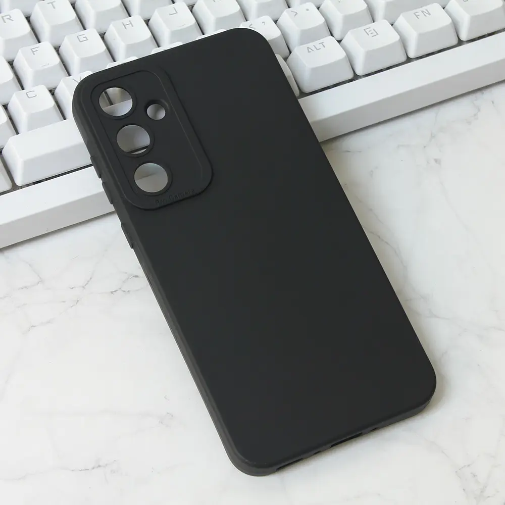 Torbica Silikon Pro Camera za Samsung A356B Galaxy A35 5G Crna