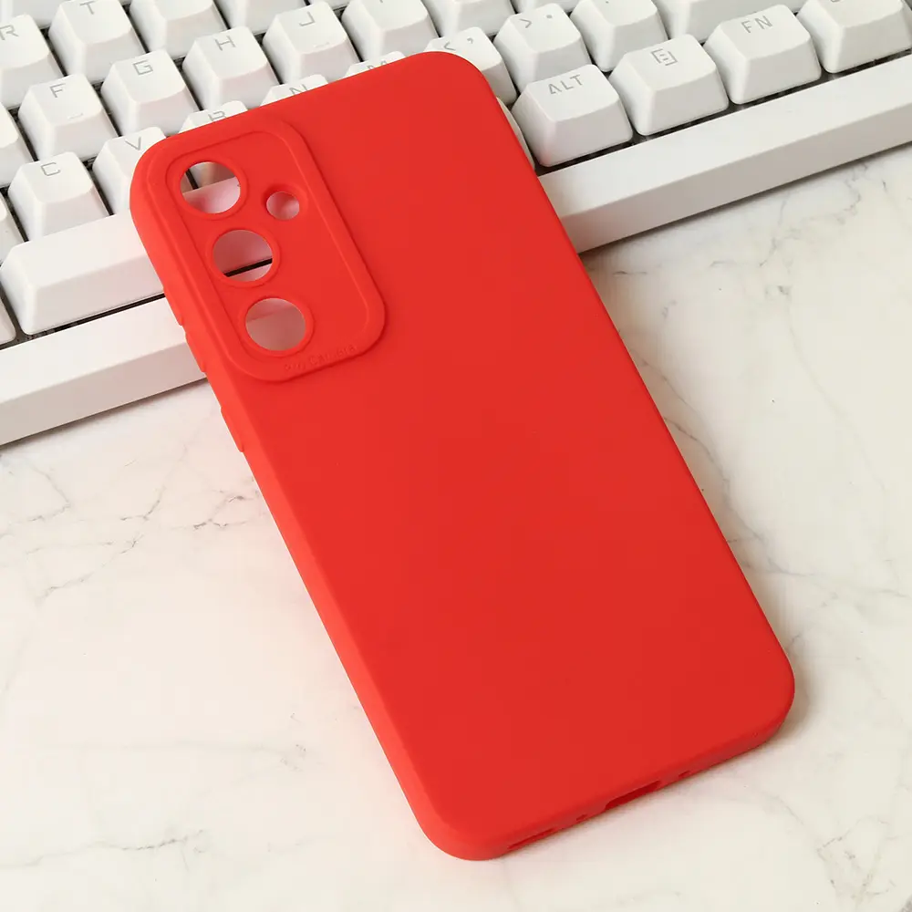 Torbica Silikon Pro Camera za Samsung A356B Galaxy A35 5G Crvena