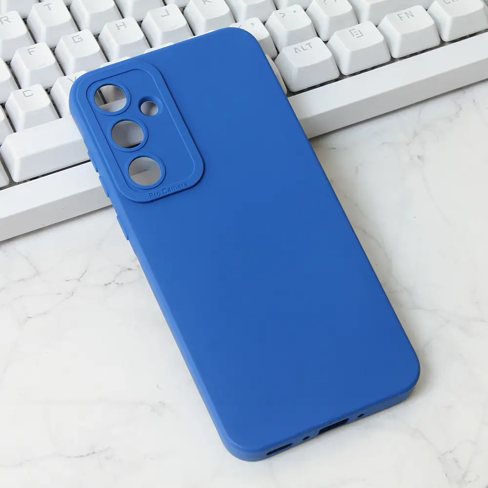 Torbica Silikon Pro Camera za Samsung A356B Galaxy A35 5G Tamno Plava