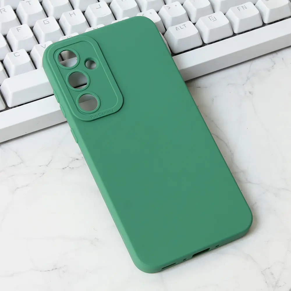 Torbica Silikon Pro Camera za Samsung A356B Galaxy A35 5G Zelena