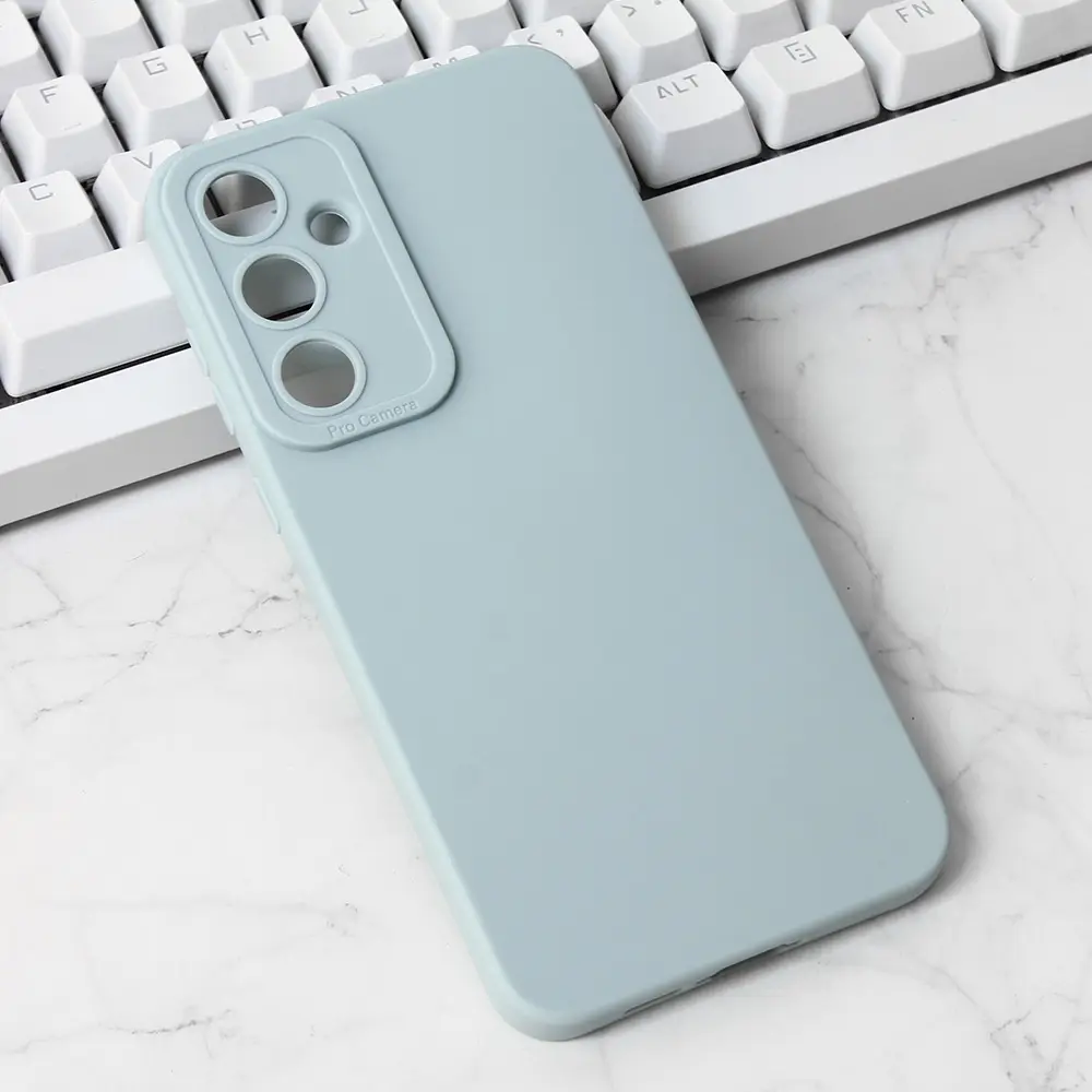 Torbica Silikon Pro Camera za Samsung A556B Galaxy A55 5G Svetlo Plava