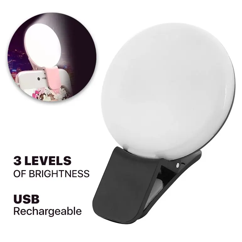 LED Selfie Stipaljka Crna