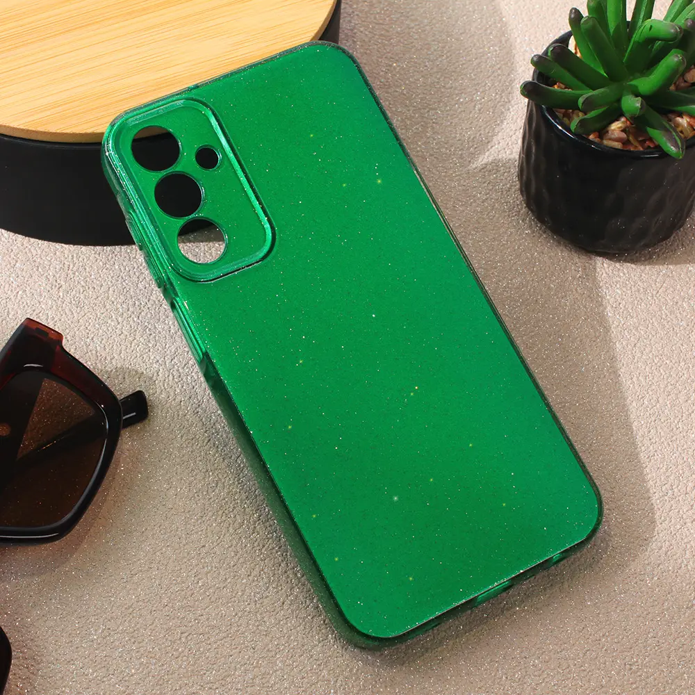 Torbica Sparkle Dust za Samsung A156B Galaxy A15 5G Zelena