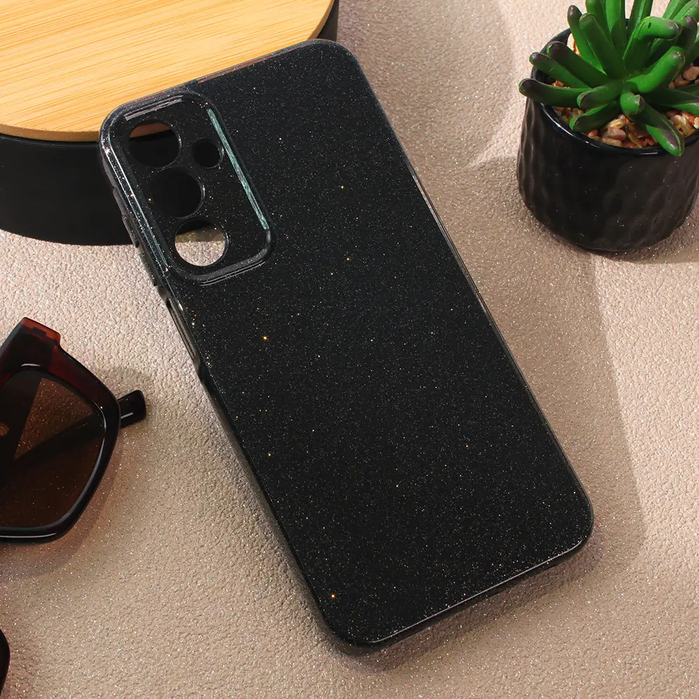 Torbica Sparkle Dust za Samsung A256B Galaxy A25 5G Crna