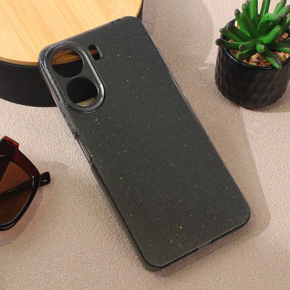 Torbica Sparkle Dust za Xiaomi Redmi 13C Srebrna