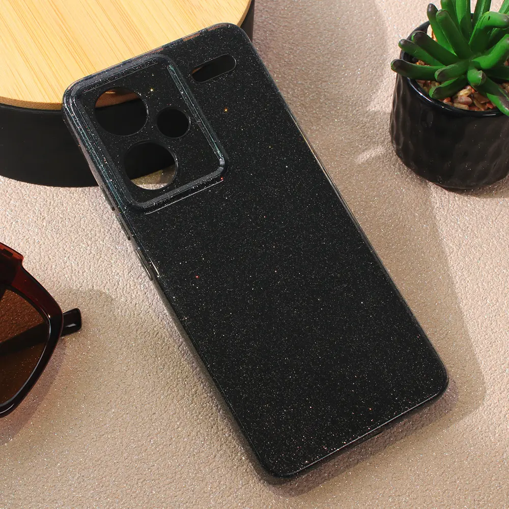 Torbica Sparkle Dust za Xiaomi Redmi Note 13 Pro Plus Crna