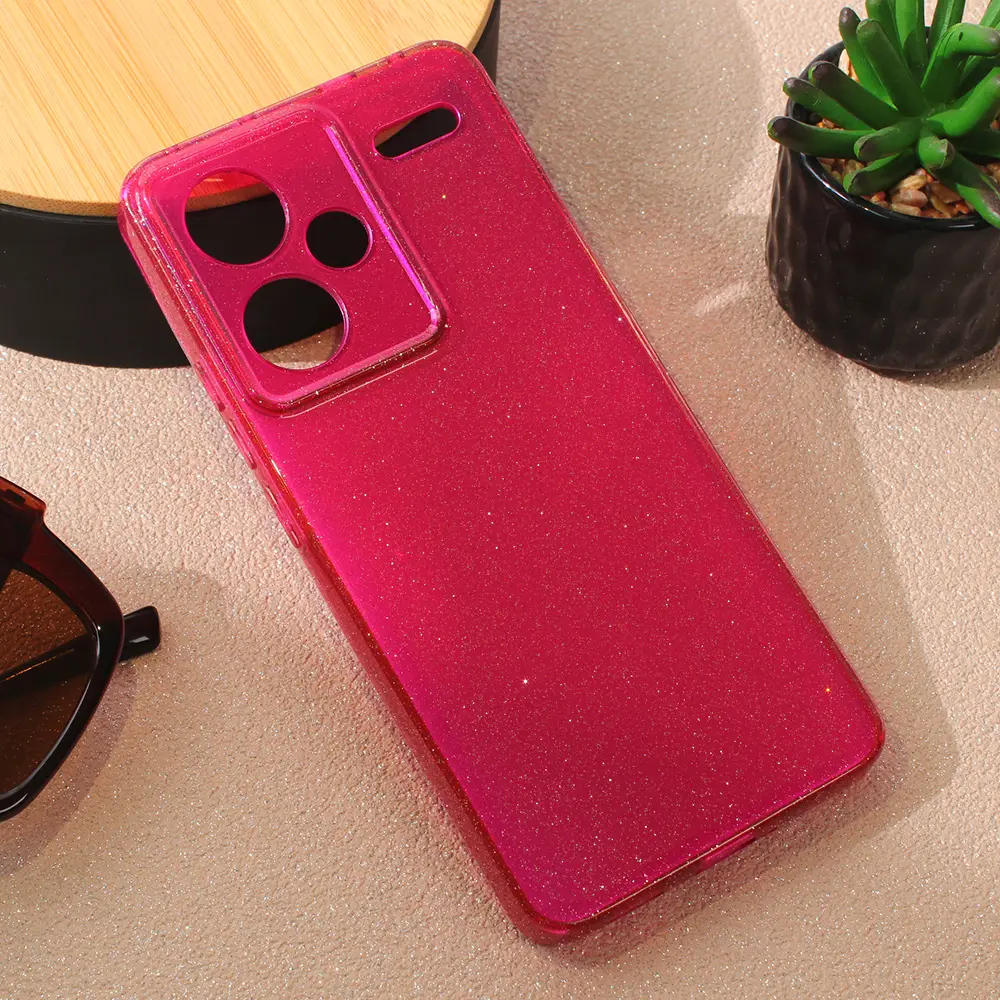 Torbica Sparkle Dust za Xiaomi Redmi Note 13 Pro Plus Bordo