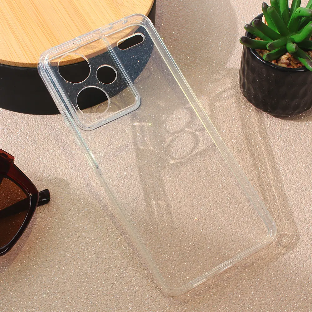 Torbica Sparkle Dust za Xiaomi Redmi Note 13 Pro Plus Transparent