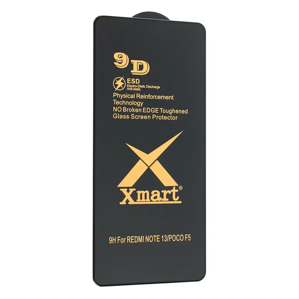 Zastitno Staklo Tempered Glass X Mart 9D za Xiaomi Redmi Note 13 4G (eu) Crni