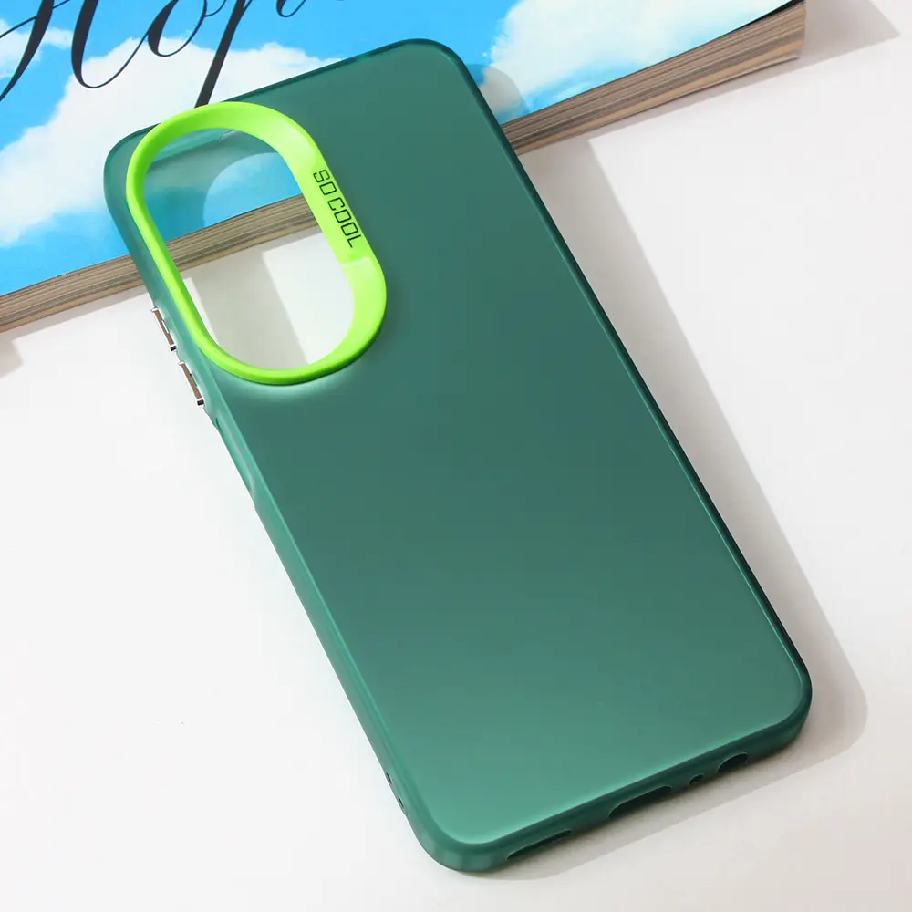 Torbica Clear za Honor X7B Zelena