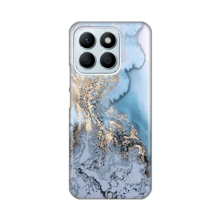 Torbica Silikonska Print za Honor X8B Blue Gold Marble