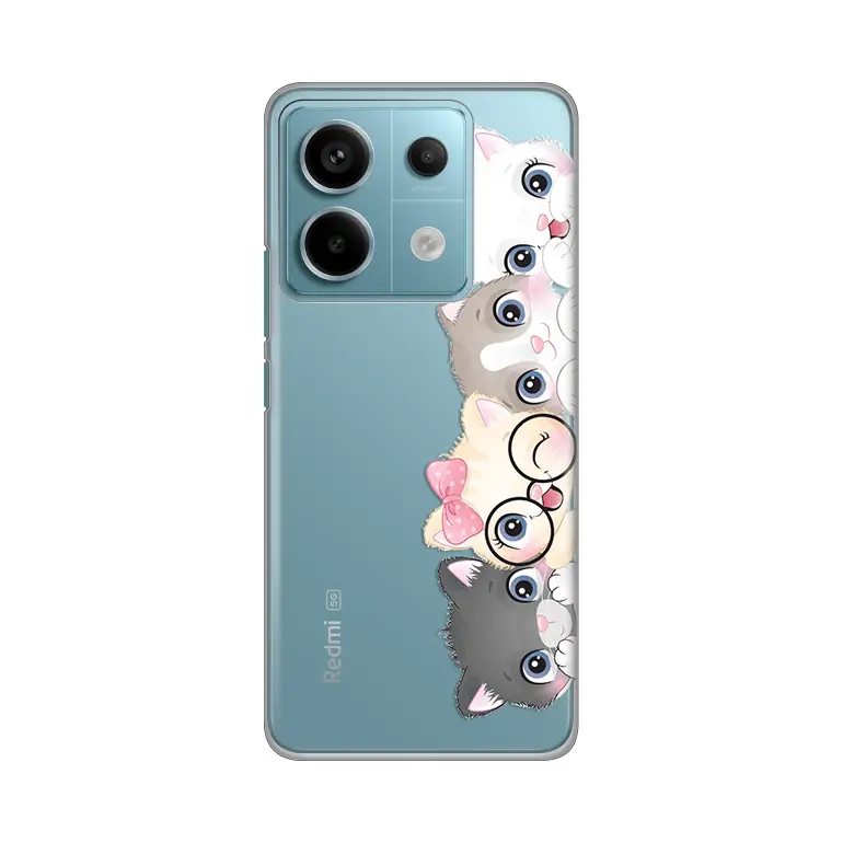 Torbica Silikonska Print Skin za Xiaomi Redmi Note 13 Pro 5G (eu) Cats