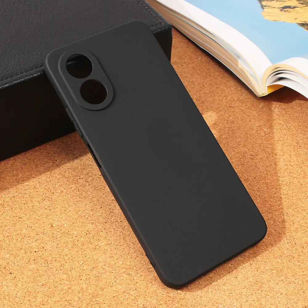 Torbica Silikonska Ultra Thin za Oppo A38 Mat Crna